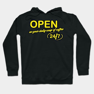 Open 24/7 Hoodie